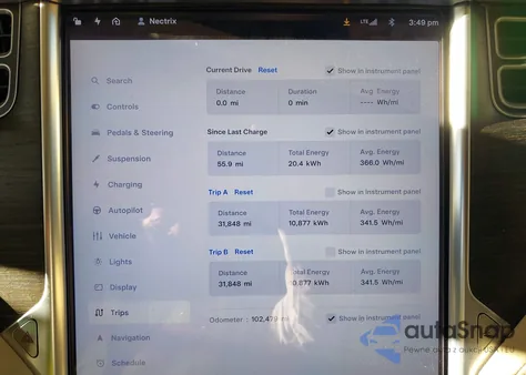 2015 Tesla Model S 85D/P85D z USA, uszkodzony, nr VIN 5YJSA1H40FF096760